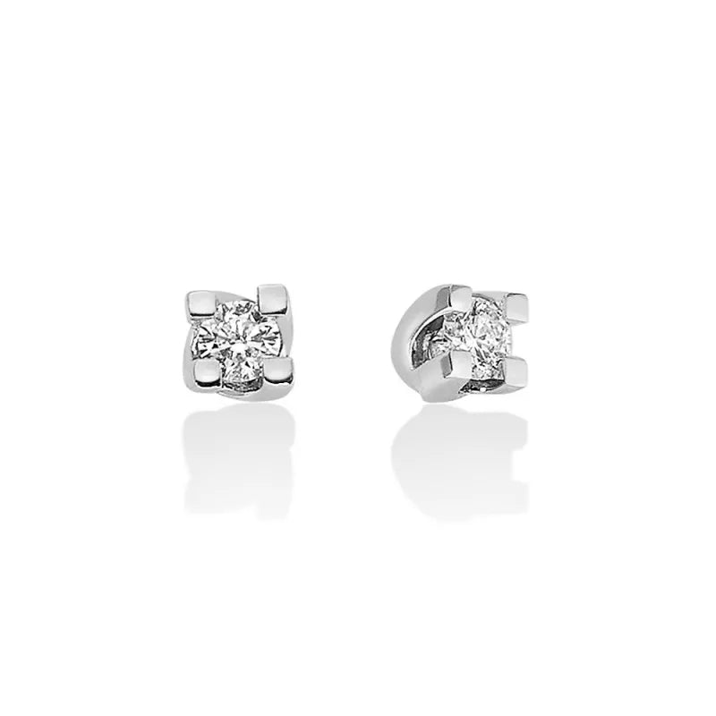 Orecchini Donna Miluna Oro Bianco Diamanti Punto Luce ERD5068-020G7